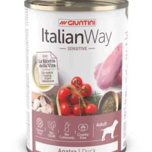 ITALIAN WAY DOG Sensitive | ANATRA medium/maxi | UMIDO GR.400
