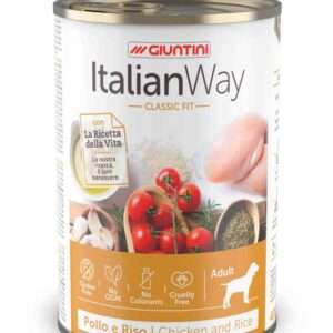 ITALIAN WAY DOG Classic Fit | POLLO E RISO medium/maxi | UMIDO GR.400
