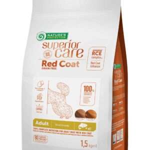NATURE'S PROTECTION Crocchette SALMONE | MANTO ROSSO 1,5 Kg