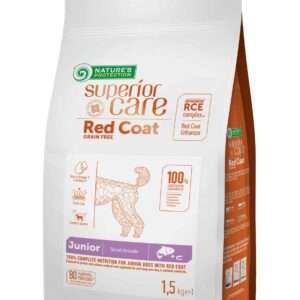 NATURE'S PROTECTION Crocchette PESCE | JUNIOR MANTO ROSSO 1,5 Kg