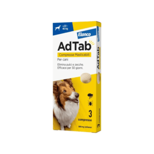 ELANCO | AdTab COMPRESSE MASTICABILI | ANTIPARASSITARIO ORALE PER CANI DA 22KG A 45KG