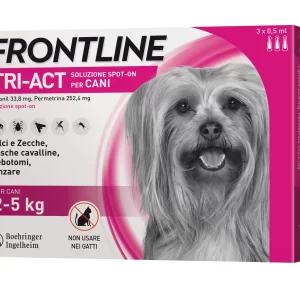 FRONTLINE TRI-ACT | CANE 2-5KG | 3 PIPETTE