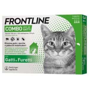 FRONTLINE Combo | Antiparassitario Spot On per Gatti | 3 Pipette