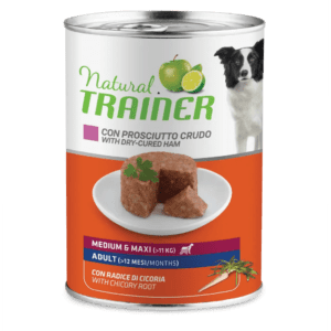 NATURAL TRAINER | MANTENIMENTO | CANE ADULTO MEDIO/MAXI | PROSCIUTTO CRUDO GR.400