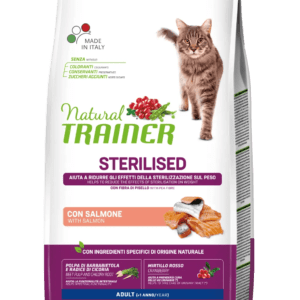NATURAL TRAINER | GATTO ADULTO | STERILISED | SALMONE