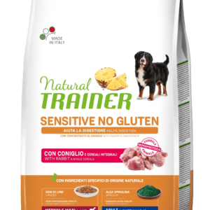 NATURAL TRAINER SENSITIVE gluten free | CONIGLIO | ADULT Medio/Maxi
