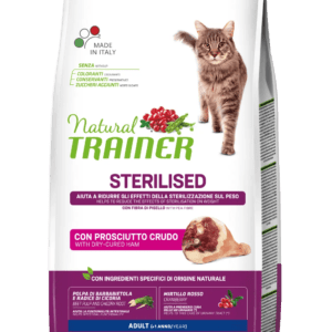NATURAL TRAINER | GATTO ADULTO | STERILISED | PROSCIUTTO CRUDO