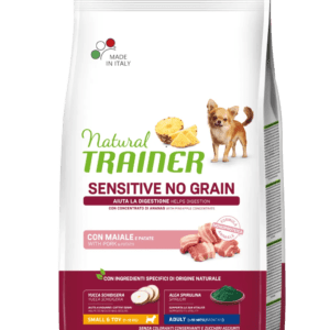 NATURAL TRAINER SENSITIVE no grain | MAIALE e PATATE | MINI ADULT