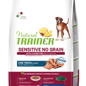 NATURAL TRAINER SENSITIVE no grain | TROTA e PATATE | ADULT MEDIO/MAXI