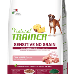 NATURAL TRAINER SENSITIVE no grain | MAIALE e PATATE | ADULT MEDIO/MAXI