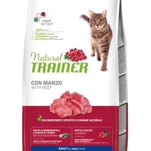 NATURAL TRAINER | MANTENIMENTO GATTO ADULTO | MANZO