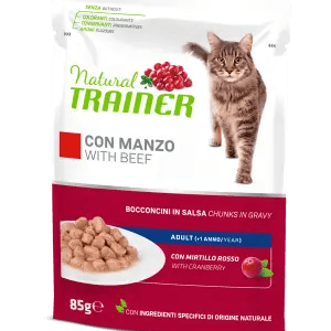 NATURAL TRAINER | MANZO | BOCCONCINI IN SALSA GR.85 | GATTO ADULTO