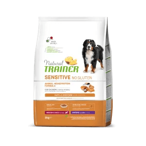 NATURAL TRAINER SENSITIVE gluten free | SALMONE | MATURE Medio/Maxi