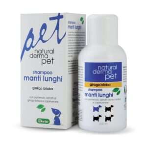 DERBE | NATURAL DERMA PET | SHAMPOO MANTI LUNGHI ML.200