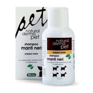 DERBE | NATURAL DERMA PET | SHAMPOO MANTI NERI ML.200