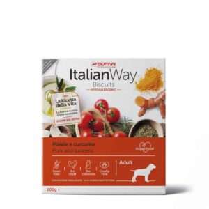 ITALIAN WAY Snack DOG | Hypoallergenic | MAIALE E CURCUMA Gr.200