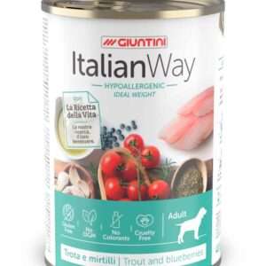 ITALIAN WAY DOG Ideal Weight | TROTA E MIRTILLI medium/maxi | UMIDO GR.400