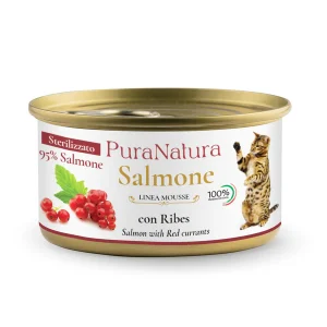 PURA NATURA | MOUSSE STERILIZZATO SALMONE CON RIBES